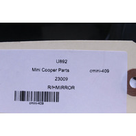 2007-2015 Mini Cooper Door Mirror Right - 51162755636 good