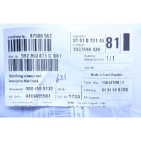 2022 2023 Porsche 911 GT3 Bumper Cover Emblem OEM