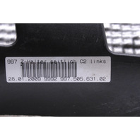 2009-2012 Porsche 911 997 Rear Bumper Bracket Heat Shield Left Driver - 99750563102 OEM