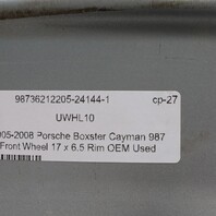 2005-2008 Porsche Boxster Cayman Front Wheel 17 x 6.5 Rim 98736212205 OEM