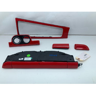 Porsche 911 991 Boxster Cayman 718 Dash Console Cup Holder Dash Molding Guards Red OEM