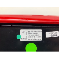 Porsche 911 991 Boxster Cayman 718 Dash Console Cup Holder Dash Molding Guards Red OEM