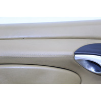 1999-2004 Porsche Boxster 986 Door Panel Left Leather Beige OEM