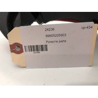 1999-2001 Porsche 911 996 Speedometer Cover Trim Leather Black Red OEM