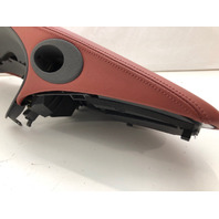 1999-2001 Porsche 911 996 Speedometer Cover Trim Leather Black Red OEM