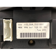 1999 Porsche 911 996 Speedometer Instrument Cluster Black Face OEM