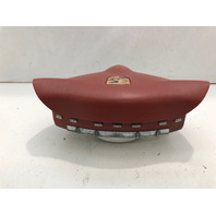 2000-2004 Porsche 911 Boxster 3 Spoke Steering Wheel Airbag Red OEM