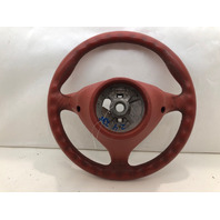 2000-2004 Porsche 911 Boxster Steering Wheel 3 Spoke Carerra Red WORN OEM