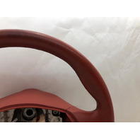 2000-2004 Porsche 911 Boxster Steering Wheel 3 Spoke Carerra Red WORN OEM