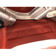 2000-2004 Porsche 911 Boxster Steering Wheel 3 Spoke Carerra Red WORN OEM