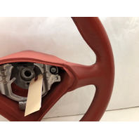 2000-2004 Porsche 911 Boxster Steering Wheel 3 Spoke Carerra Red WORN OEM
