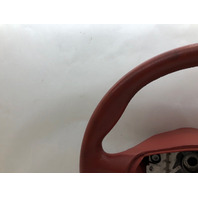 2000-2004 Porsche 911 Boxster Steering Wheel 3 Spoke Carerra Red WORN OEM