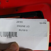2012-2016 Porsche 911 991 Engine Trunk Deck Lid Guards Red OEM Used