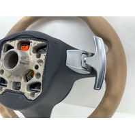 2012-2016 Porsche 911 991 Sport Steering Wheel PDK Beige OEM