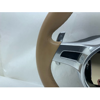2012-2016 Porsche 911 991 Sport Steering Wheel PDK Beige OEM