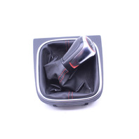 2010 2011 2012 2013 2014 Volkswagen Gti 6 Speed Shift Knob Shifter Boot Worn - 5K0711113G OEM