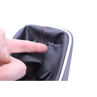 2010 2011 2012 2013 2014 Volkswagen Gti 6 Speed Shift Knob Shifter Boot Worn - 5K0711113G OEM