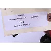 2006 2007 2008 2009 Volkswagen Gti Jetta Gli Brake Caliper Front Rear Set Red - FRONTCALIPERSET OEM