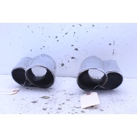 2002-2004 Porsche 911 996 Exhaust Muffler Tip X50 EP4120 Pair OEM