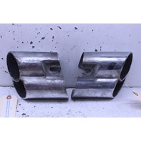 2002-2004 Porsche 911 996 Exhaust Muffler Tip X50 EP4120 Pair OEM