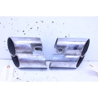 2002-2004 Porsche 911 996 Exhaust Muffler Tip X50 EP4120 Pair OEM