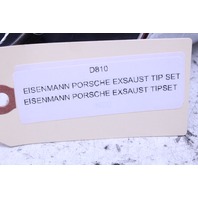 2002-2004 Porsche 911 996 Exhaust Muffler Tip X50 EP4120 Pair OEM