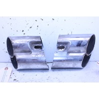 2002-2004 Porsche 911 996 Exhaust Muffler Tip X50 EP4120 Pair OEM