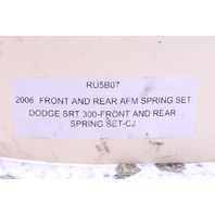 2006 Dodge 300 SRT Coil Springs Lowered Aftermarket Unknown Brand Front Rear OEM