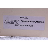 1999 2000 2001 2002 2003 2004 Volkswagen Jetta Golf Right Door Mirror Side View OEM