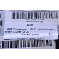 2007 Volkswagen Beetle AM FM Radio Stereo CD Tuner 1C0035196CL OEM