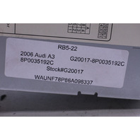 2006 2007 2008 Audi A3 Navigation Navi RNSE Radio Stereo 8P0035192C Stock#G20017 OEM
