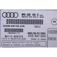 2006 2007 2008 Audi A3 Navigation Navi RNSE Radio Stereo 8P0035192C Stock#G20017 OEM