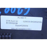 2005 2006 2007 2007 Audi A4 S4 Convertible Roof Lift Control Module OEM