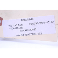 2006 2007 2008 Audi A3 Abs Anti Lock Brake Pump - 1K0614517AC OEM