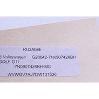 2013 Volkswagen Golf GTI Climate Temperature Control Panel OEM