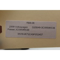 2009 Volkswagen Passat Turn Signal Wiper Cruise Control Switch Assembly - 3C0959653B OEM