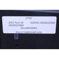 2003 2004 2005 Audi A6 Theft Locking Comfort Control Module 4B0962258M OEM