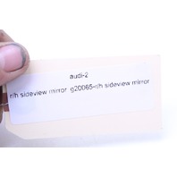 2002-2008 Audi A4 Door Mirror Right Rear View OEM