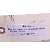 2008 2009 Volkswagen Golf GTI Flywheel Flexplate 06F105266N