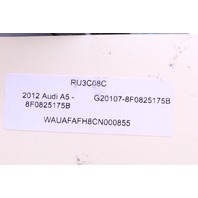 2012 Audi A5 Convertible Top Roof Bracket - 8F0825175B OEM