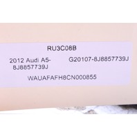 2010-2015 Audi A5 Convertible Seat Belt Tensioner Buckle Rear - 8J8857739J OEM