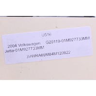 2003 2004 Volkswagen Jetta Transmission Control Module TCU TCM 01M927733MM
