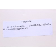 2012 Volkswagen Routan Hazard Light ECO Traction Switch Panel 68078250AA OEM