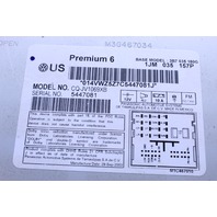 Volkswagen Golf GTI Jetta Passat AM FM Radio Tuner CD Cassette Player 1JM035157P OEM