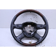 2006 2007 2008 Audi A4 Steering Wheel 4 Spoke Wood 4F0419091BE OEM