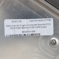 2006 Audi A4 Engine Computer 2.0 ECU ECM DME 8E0910115M OEM Used