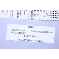 2006 2007 2008 Audi A4 AM FM Symphony Radio Receiver Head Unit 8E0035195AC OEM