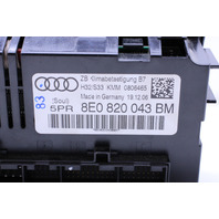 2006 2007 2008 Audi A4 Climate Temperature Control Panel OEM