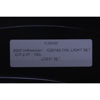 2009 Volkswagen GTI Tail Light Lamp Right Left Pair Set Smoked Used OEM