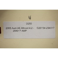 2005 AUDI A6 Allroad Bose Audio Amp Amplifier 294017 OEM